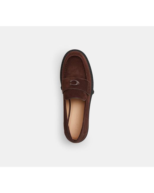 COACH Black Leah Loafer