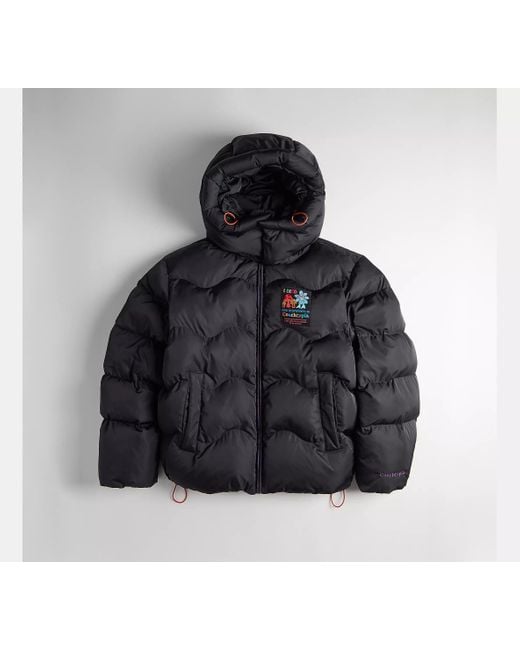 COACH Black Coachtopia Loop Quilted Puffer Jacket