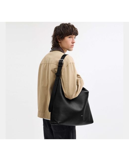 COACH Black Mott Messenger for men