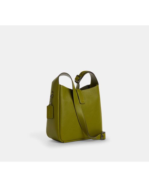 Borsa A Tracolla Convertibile Hadley di COACH in Green