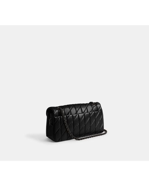 COACH Black Tabby Shoulder Bag 33 With Quilting