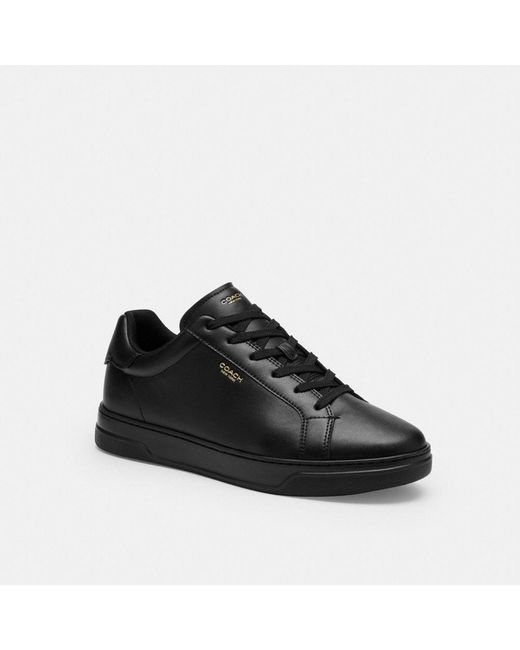 COACH Black High Line Sneaker for men