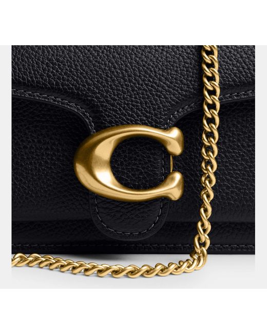 Borsa A Tracolla Tabby 19 Con Catena di COACH in Black
