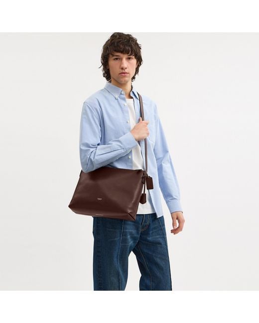 COACH Brown Mott Messenger 33 for men