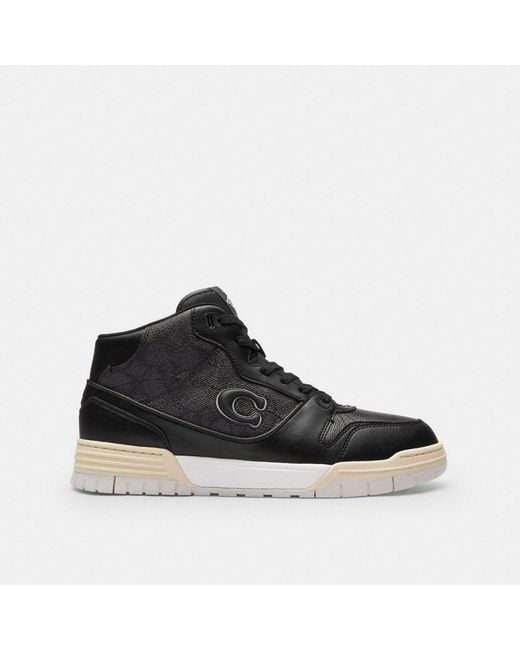 COACH Mid-top Soho Sneaker Charcoal/black for men
