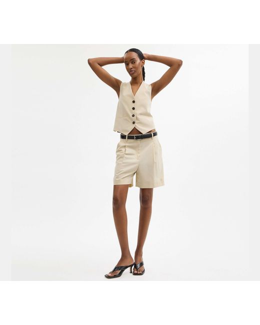 COACH Black Tailored Shorts