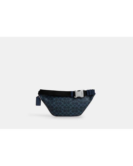 COACH Black Travis Belt Bag 35 for men