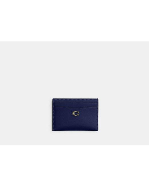 COACH Blue Essential Card Case