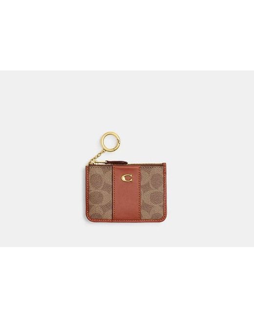 COACH Black Essential Mini-Kartenetui Mit