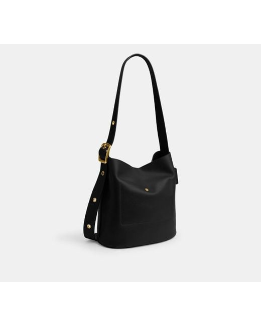 Borsa A Secchiello Bleecker di COACH in Black