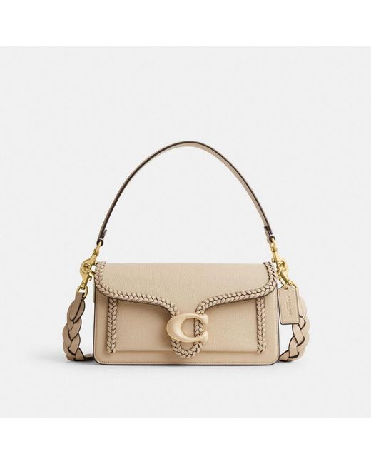 COACH Tabby Shoulder Bag 26 With Braid in Natural | Lyst