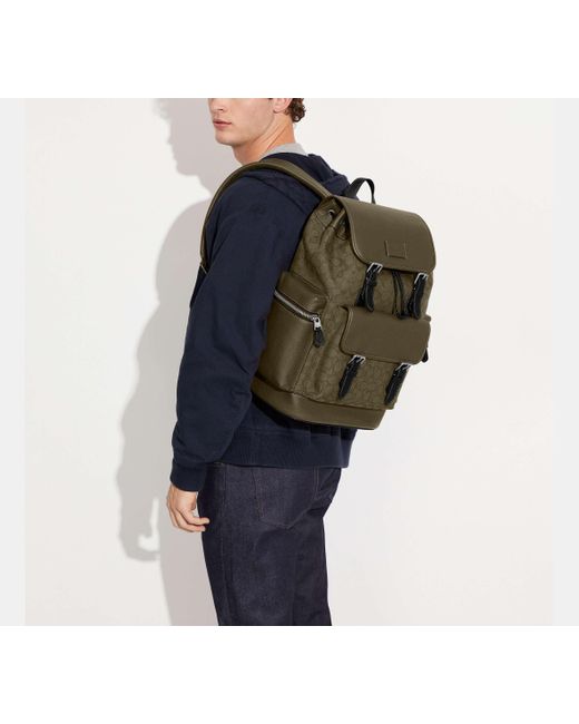 COACH Sprint Backpack - Green for men