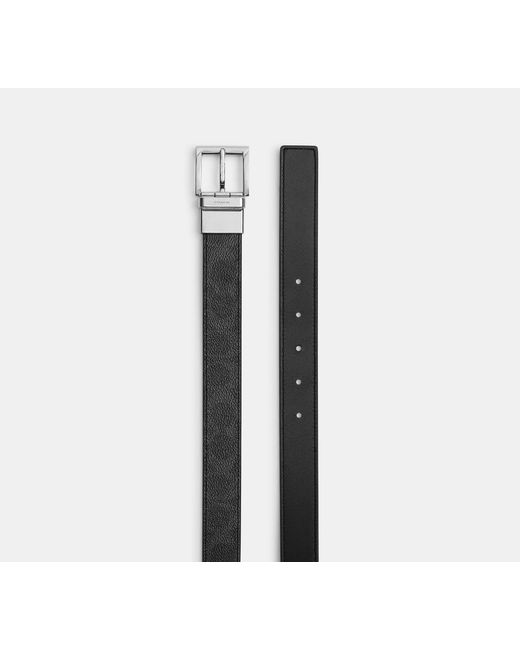 COACH Black Harness Cut-To-Size Belt, 30 Mm for men