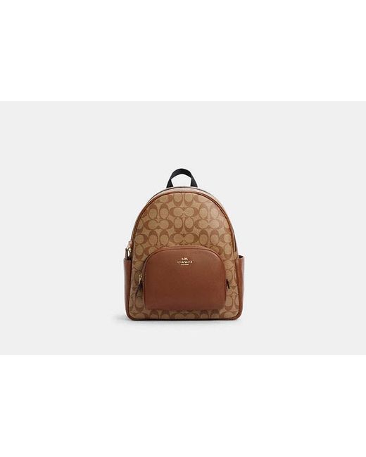 COACH Brown Court Backpack