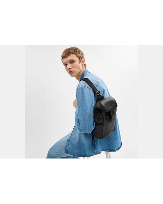 COACH Black Racer Pack for men