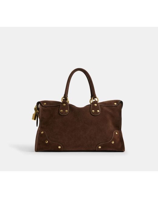 COACH Black Rhyder Satchel Bag 38