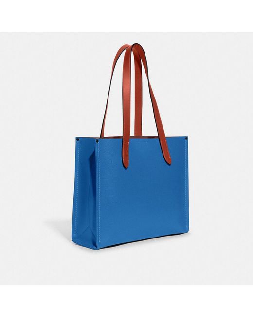 COACH Blue Relay Tote Bag 34 for men