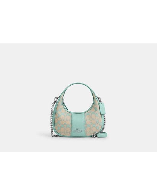 COACH Black Carmen Mini Crossbody Bag