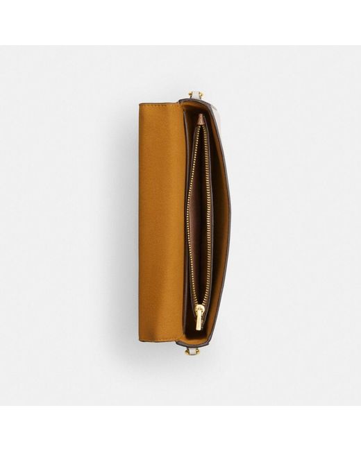 COACH Mila Crossbody Bag With Signature Canvas in Natural | Lyst