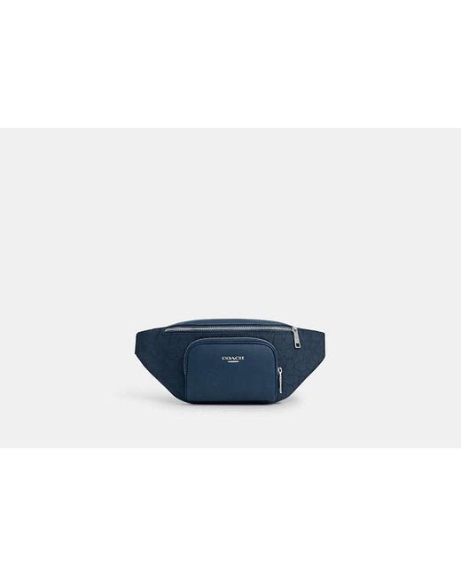 COACH Blue Racer Belt Bag for men