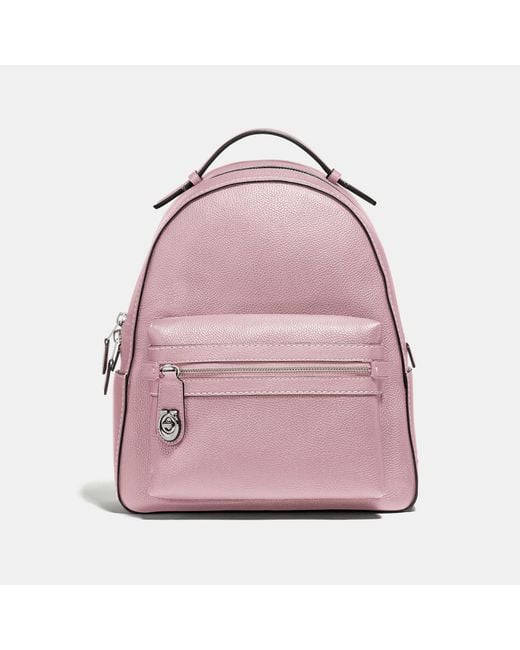 COACH Pink Campus Backpack