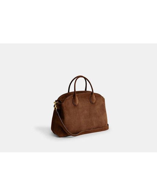 COACH Brown Soft Empire Carryall Bag 40