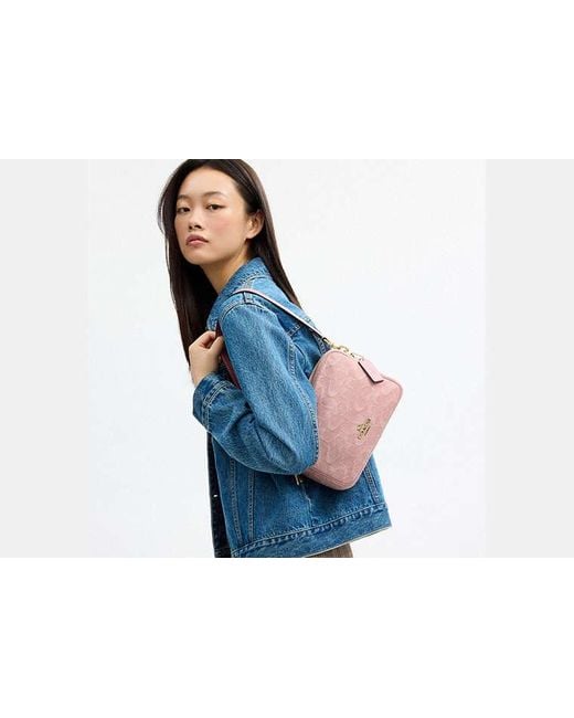 COACH Black Carey Crossbody Bag