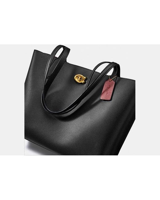 COACH Black Willow Tote Bag