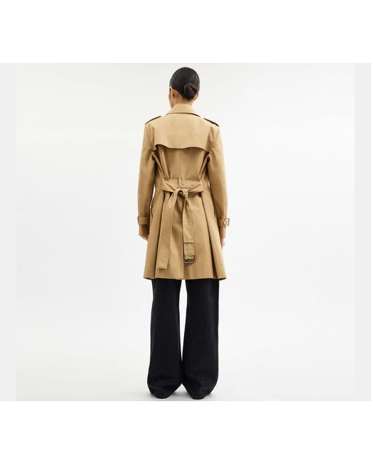 COACH Natural Mid Trench Coat