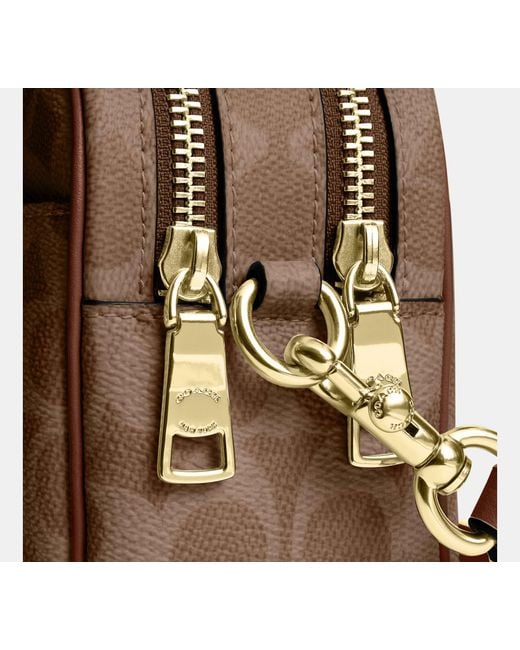 COACH Black Mini Carey Crossbody Bag