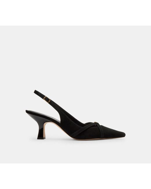 COACH Black Rowyn Slingback