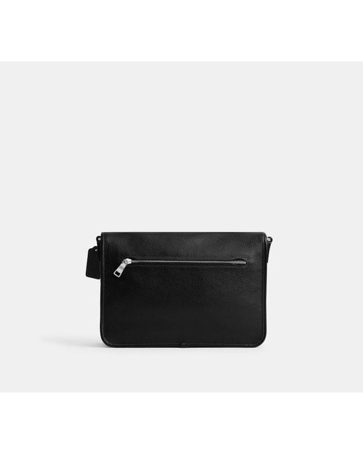 COACH Black Colby Messenger Bag 32 for men