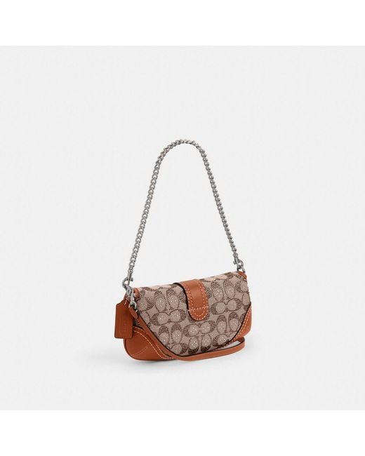 COACH Soho Bag 25 In Crystal Signature Jacquard in Brown | Lyst Canada