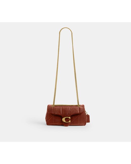 COACH Brown Tabby Shoulder Bag 26 With Quilting