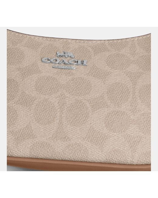 COACH Black Teri Mini-Umhängetasche Aus Signature-Canvas