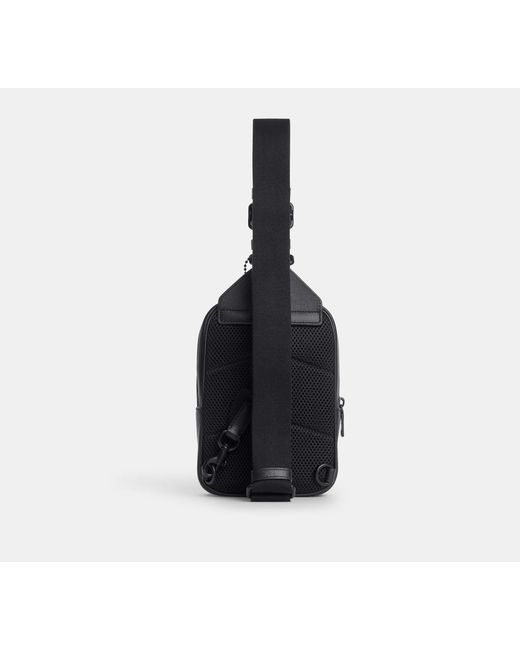 COACH Racer Sling Pack in Black for Men | Lyst UK