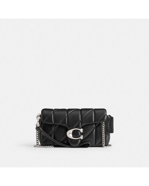 COACH Black Tabby 20 Quilted Leather Cross-body Bag