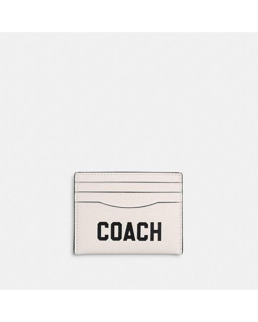 COACH Metallic Card Case With Graphic for men
