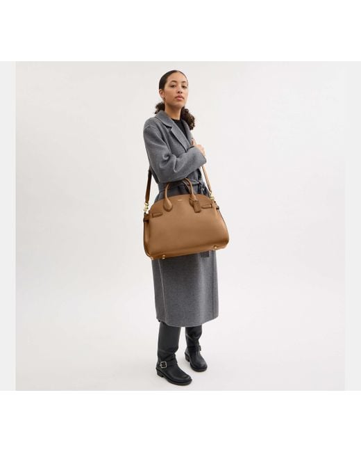 COACH Black Soft Empire Carryall Bag 40