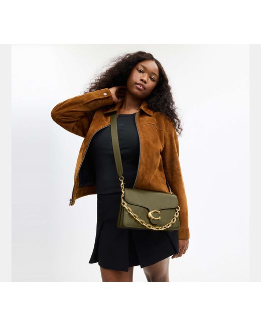 COACH Black Chain Tabby Shoulder Bag