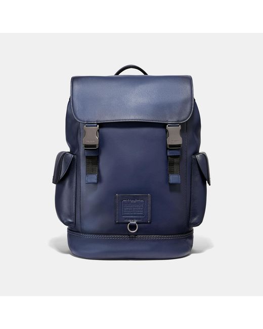 COACH Blue Rivington Backpack for men