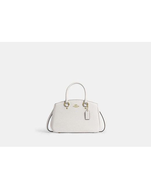 COACH Black Savannah Small Carryall Bag