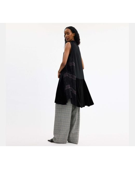 COACH Black Embellished Dress