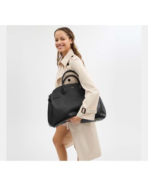 COACH Black Soft Empire Carryall Bag 48