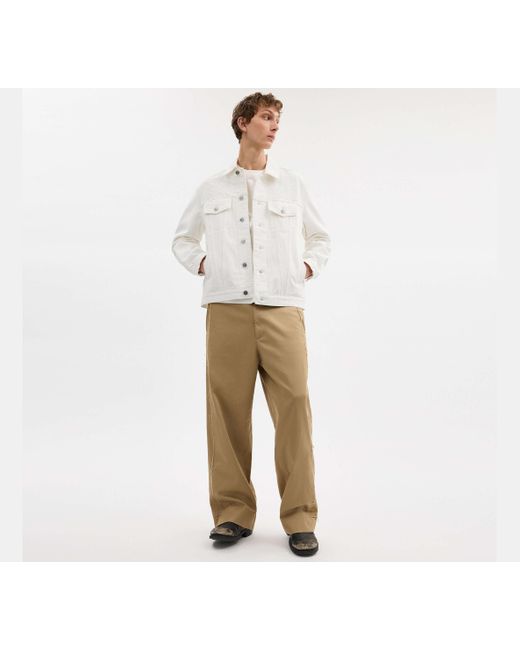 COACH Black Trucker Jacket for men