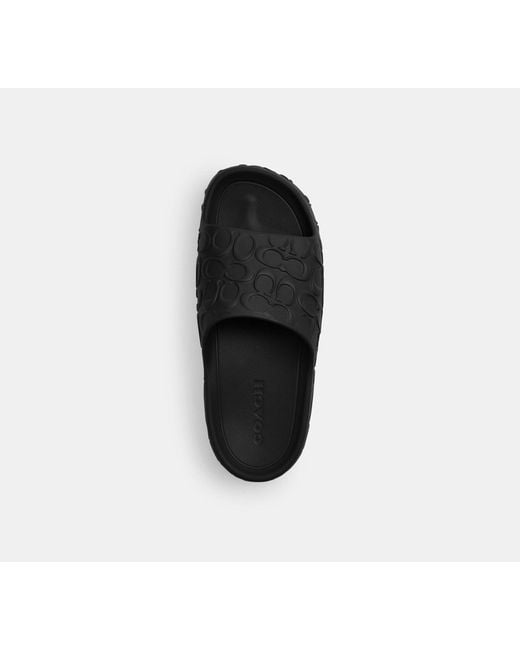COACH Black Bay Slide for men