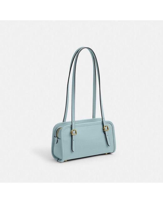 COACH Swing Zip Bag 20 in Blue | Lyst