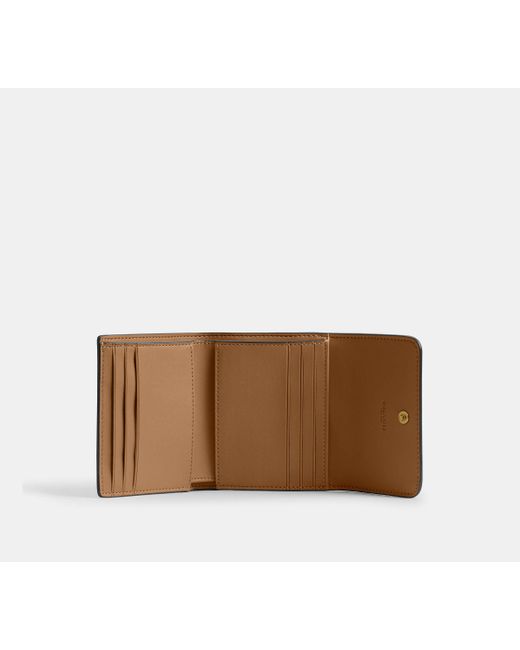 COACH Red Mila Small Flap Wallet