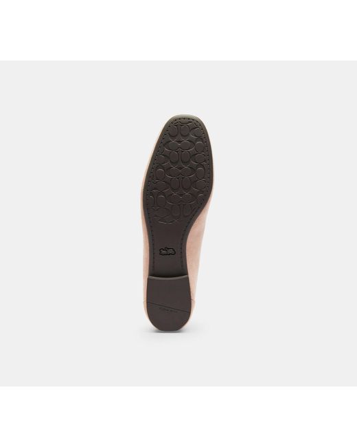COACH Black Sculpted C Loafer