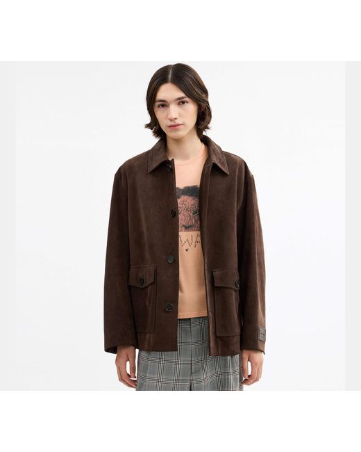 Giacca Camicia di COACH in Brown da Uomo
